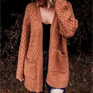 Cross Knit Cardigan